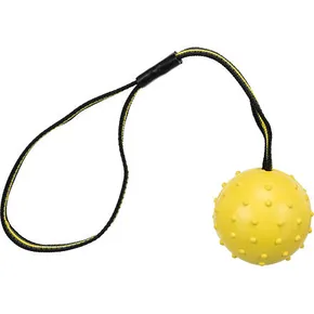 SPORTING labda kemény nylon szalagon, természetes gumi 6 cm/35 cm